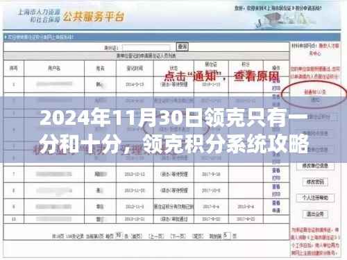 领克积分系统攻略,如何在特定日期累积一分与十分