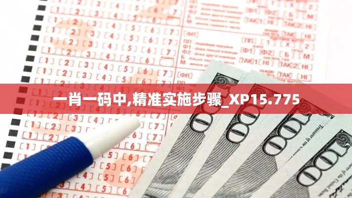 一肖一码中,精准实施步骤_XP15.775