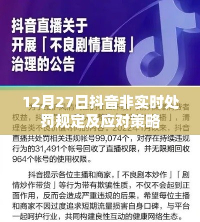 抖音非实时处罚规定解读与应对策略