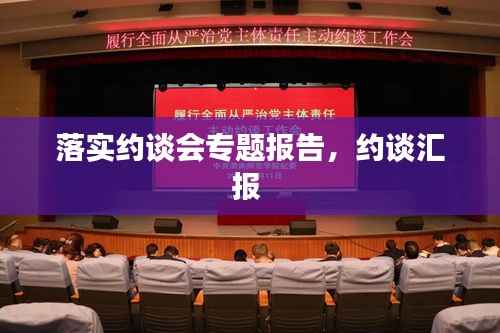 落实约谈会专题报告，约谈汇报 